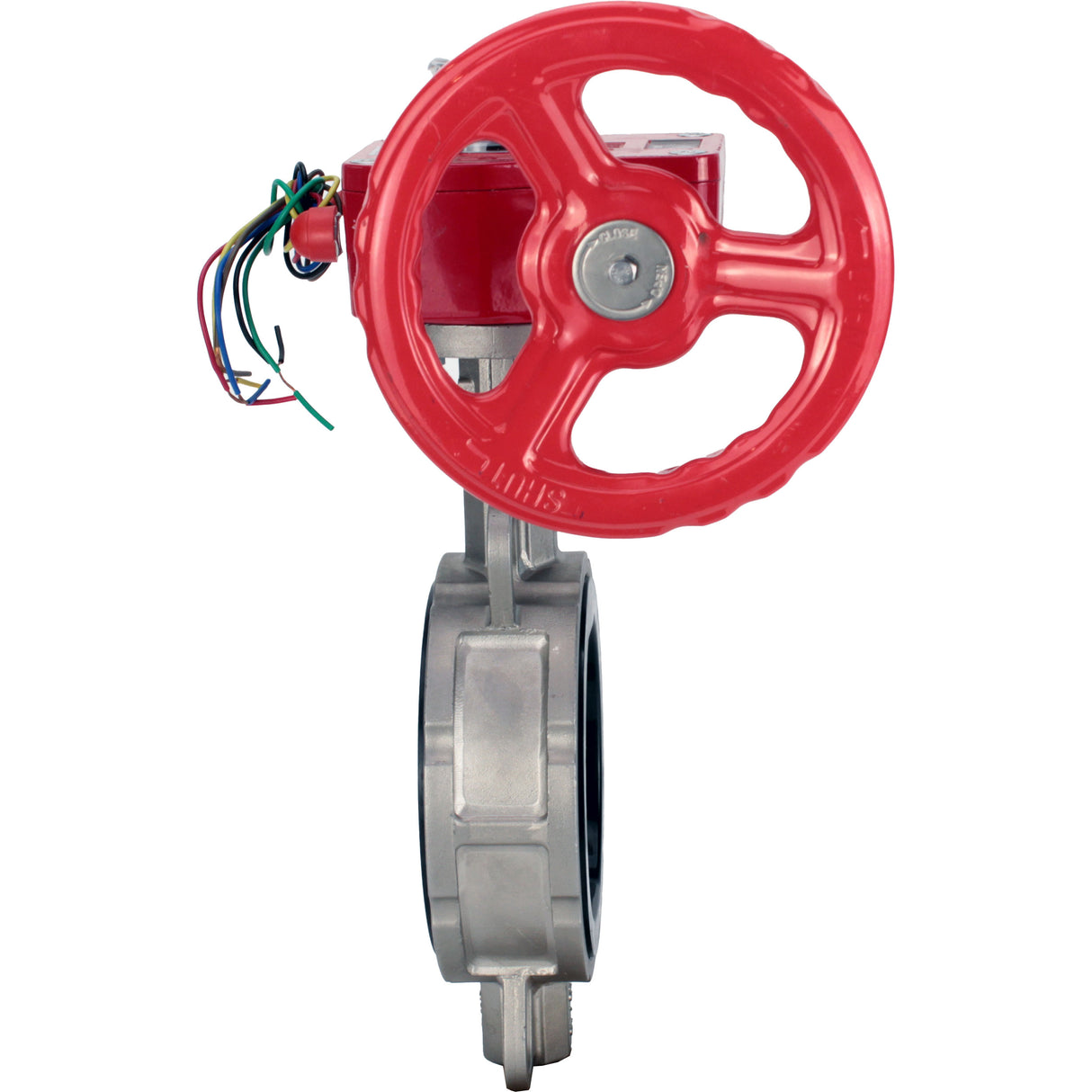 Válvula de mariposa de agua Elephant 316L-EPDM-HGBF, material del cuerpo - acero inoxidable AISI 316L, material del disco - acero inoxidable AISI 316L, sello - EPDM, operada por engranajes