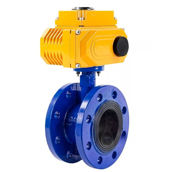 Vanne papillon d'eau Elephant WBV1331E-2W-FH, matériau du corps - Fonte GGG40/EN-GJS-400-15, matériau du disque - Acier inoxydable AISI 304, joint - EPDM, actionneur électrique QT-N-хEM-A1 220V