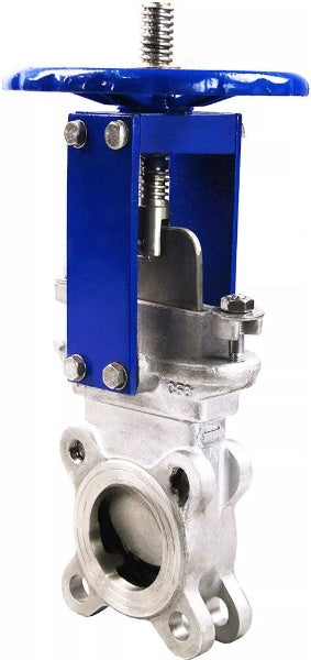 Gate valves Elephant GVKR3131M-1W-Fb-S-WENZ single-sided, flanged, body - stainless steel 304, gate - stainless steel 304, seal - metal, control - hand wheel, WENZ