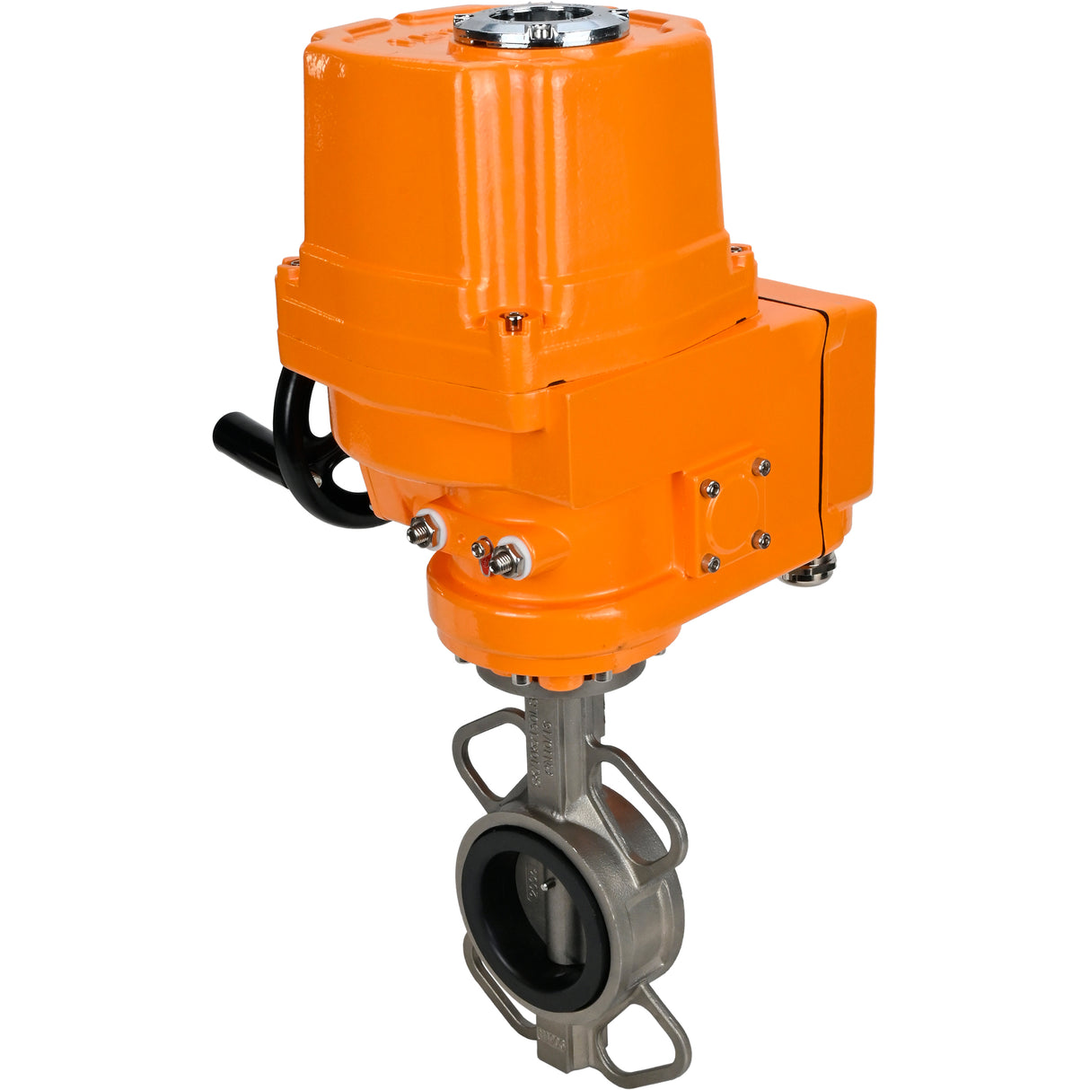 Válvula de mariposa de agua Elephant 316l-316l-epdm-elephant-ex-110/220, material del cuerpo - acero inoxidable AISI 316L, material del disco - acero inoxidable AISI 316L, sello - EPDM, actuador eléctrico operado