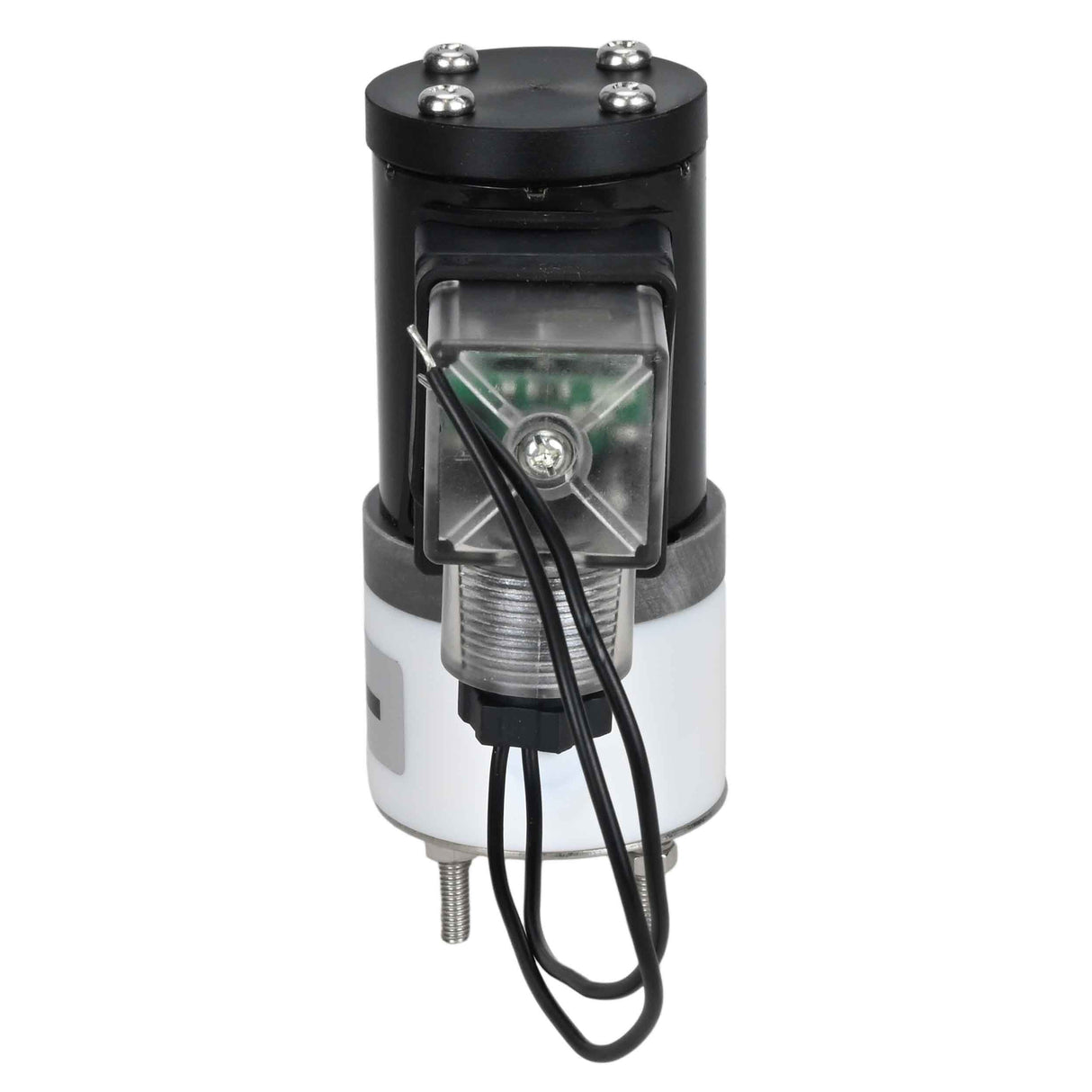 Electroválvula eléctrica de acción directa de dos vías normalmente cerrada Elephant DHF11-НЗ PTFE VITON G 24V, material del cuerpo - PTFE, junta - Viton