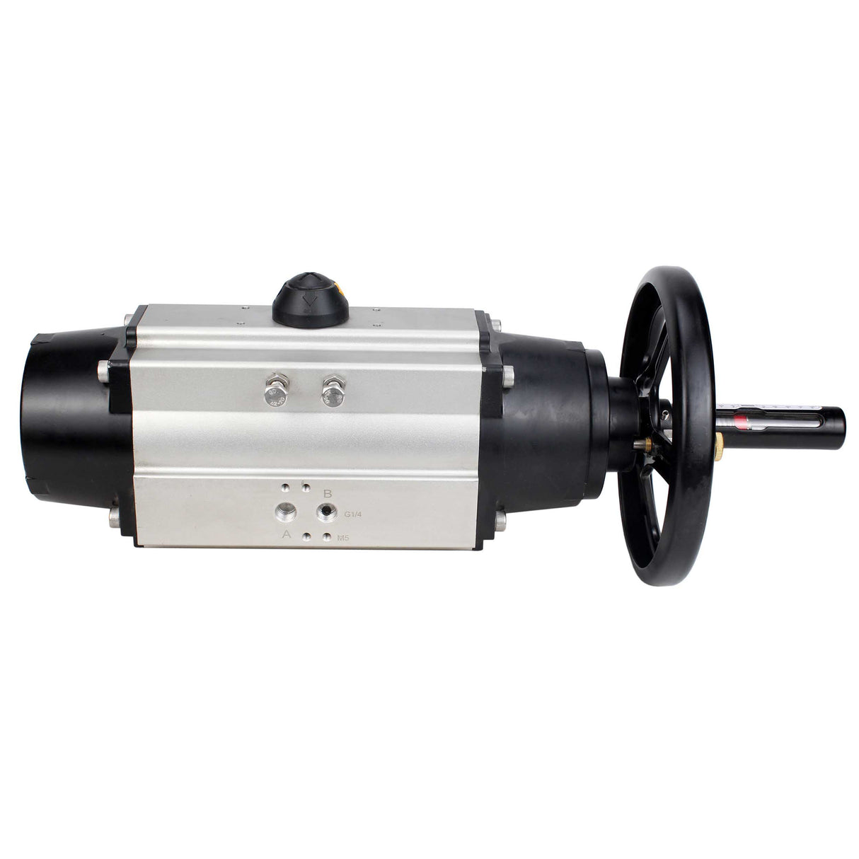 Actuador neumático de doble efecto Elephant PA-DA-105-1, brida ISO F07/F10, cuadrado 22х22