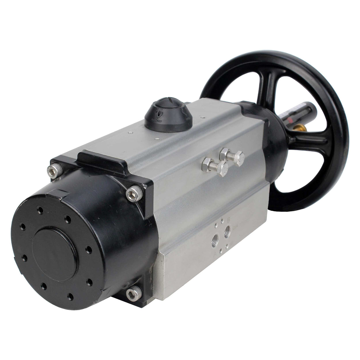 Actuador neumático de doble efecto Elephant PA-DA-105-1, brida ISO F07/F10, cuadrado 22х22