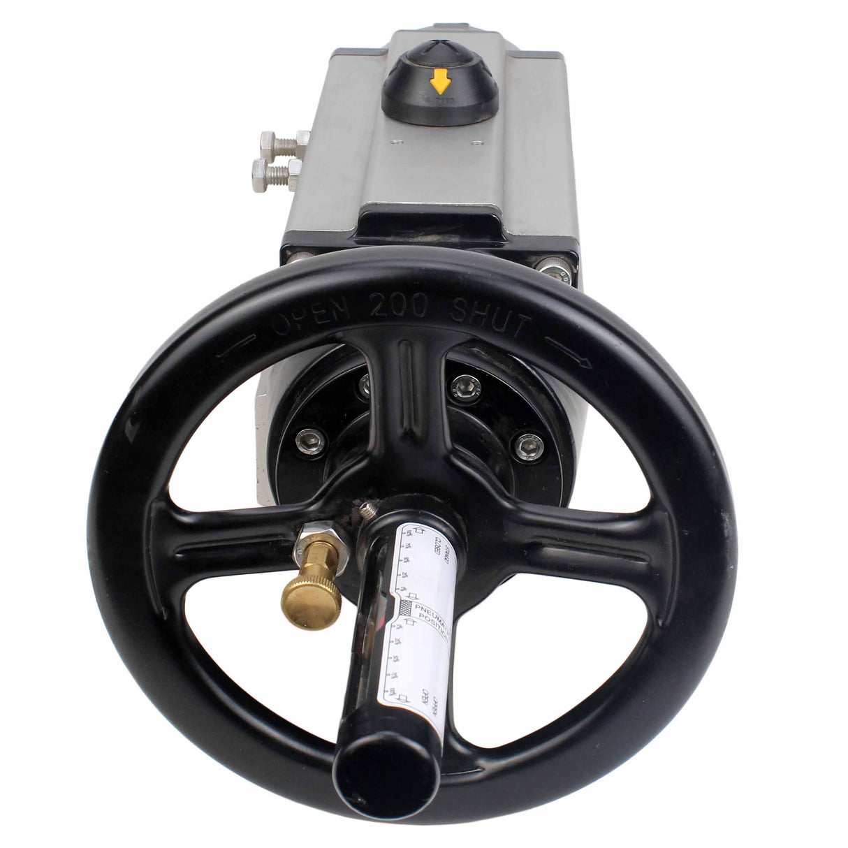 Actuador neumático de doble efecto Elephant PA-DA-105-1, brida ISO F07/F10, cuadrado 22х22