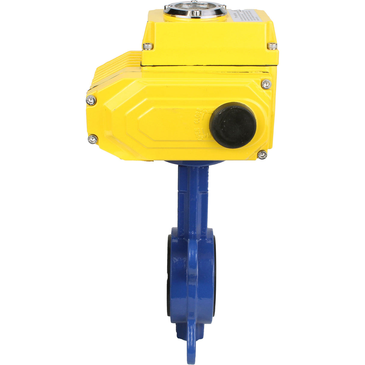 Válvula de mariposa de agua Elephant ggg50-316l-epdm-elephant-380, material del cuerpo - hierro fundido GGG50, material del disco - acero inoxidable AISI 316L, sello - EPDM, actuador eléctrico operado