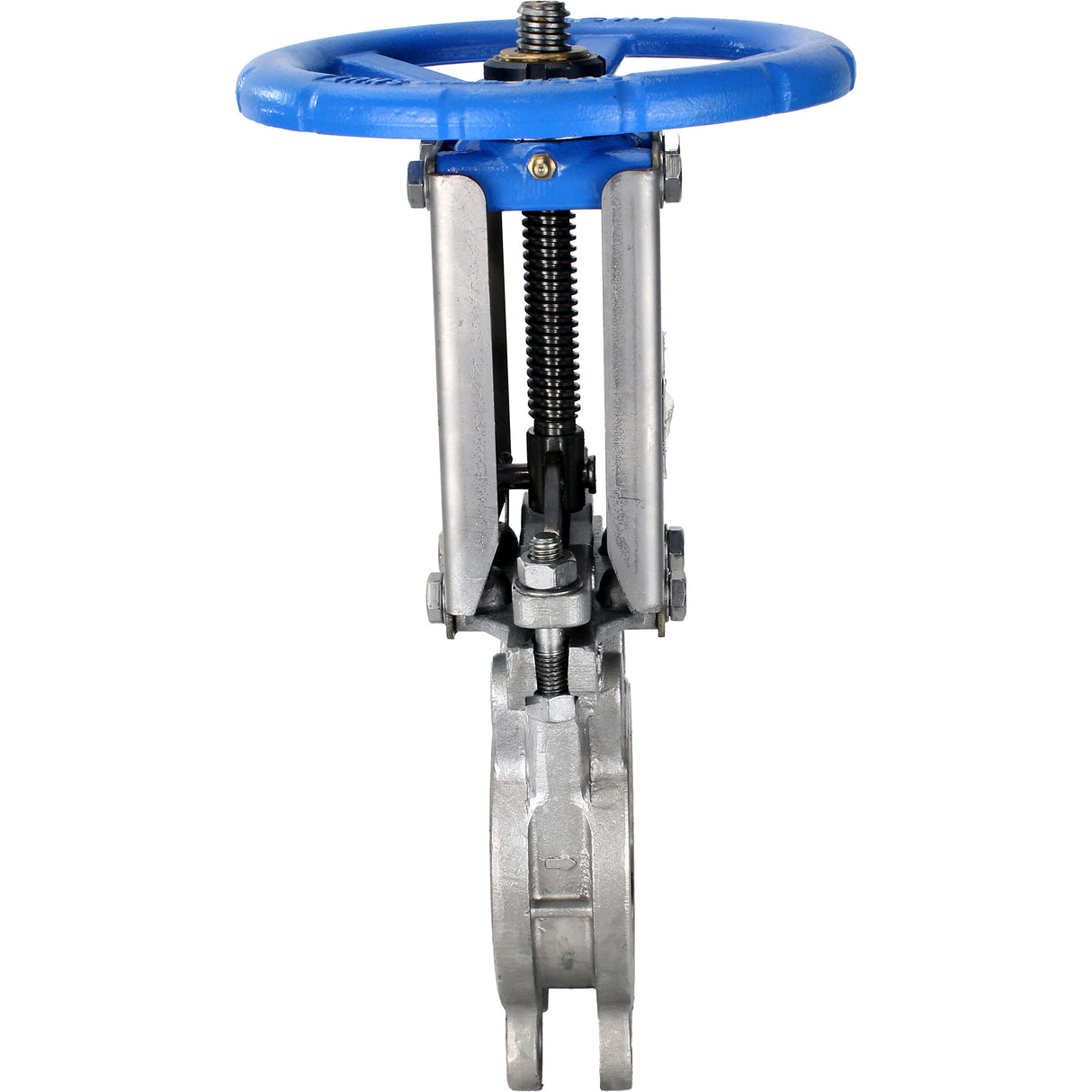 Vanne à guillotine Elephant GVKR3131E-1W-Fb-S, matériau du corps - acier inoxydable AISI 304, matériau du couteau - acier inoxydable AISI 304, joint - EPDM, volant