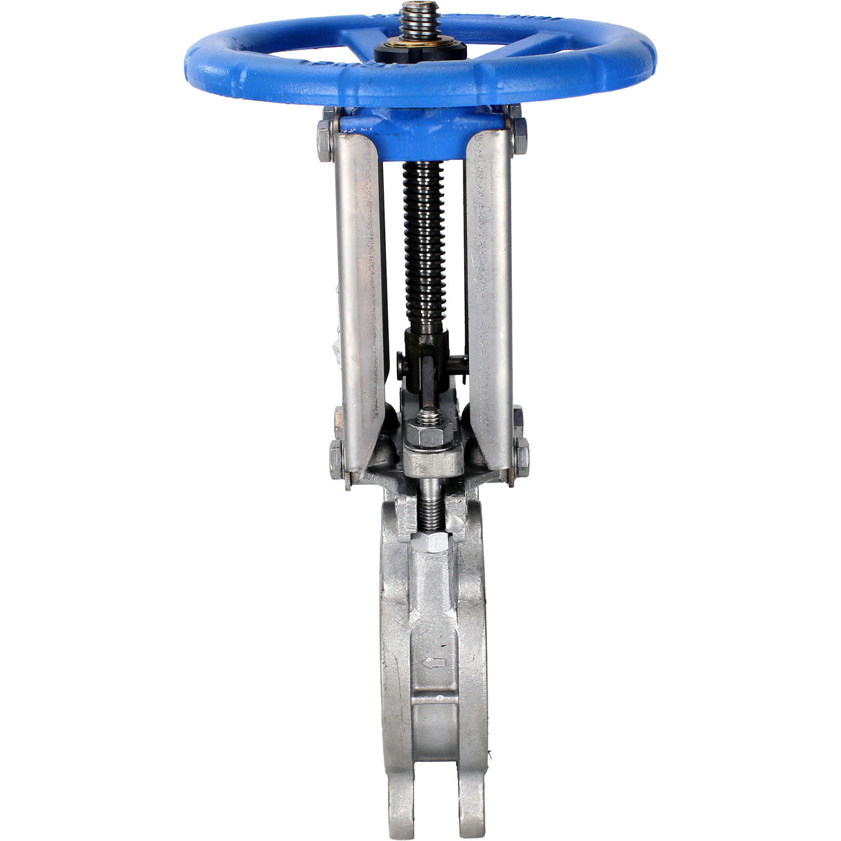 Vanne à guillotine Elephant GVKR3131E-1W-Fb-S, matériau du corps - acier inoxydable AISI 304, matériau du couteau - acier inoxydable AISI 304, joint - EPDM, volant