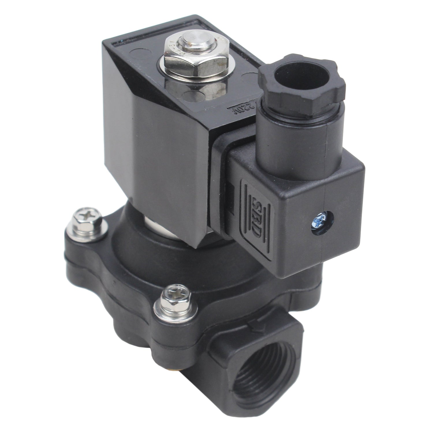 Électrovanne Elephant VS541-ET-NC-24VAC, matériau du corps - Plastique, joint - EPDM, normalement fermé, bobine - 24 VAC