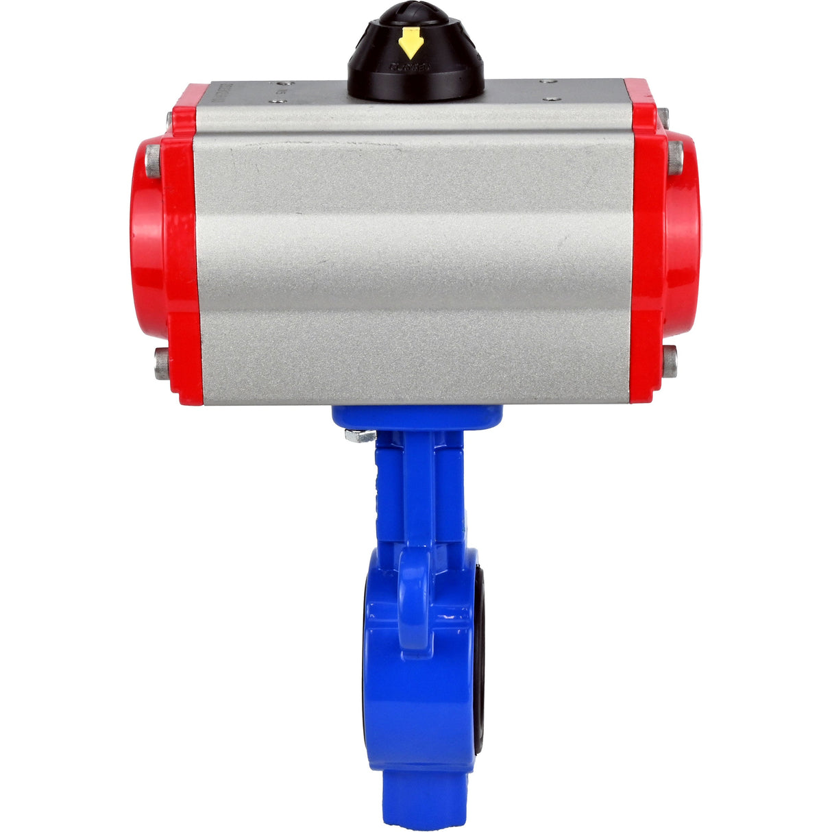 Válvula de mariposa de agua Elephant al-316l-epdm-elephant-da, material del cuerpo - aleación de aluminio, material del disco - acero inoxidable AISI 316L, sello - EPDM, actuador neumático operado