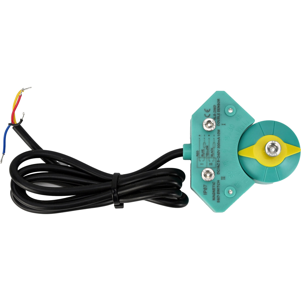 Interrupteurs magnétiques Elephant ALS200D pour actionneurs pneumatiques, angle de rotation de l'arbre - 90°, boîtier - plastique, couleur - vert