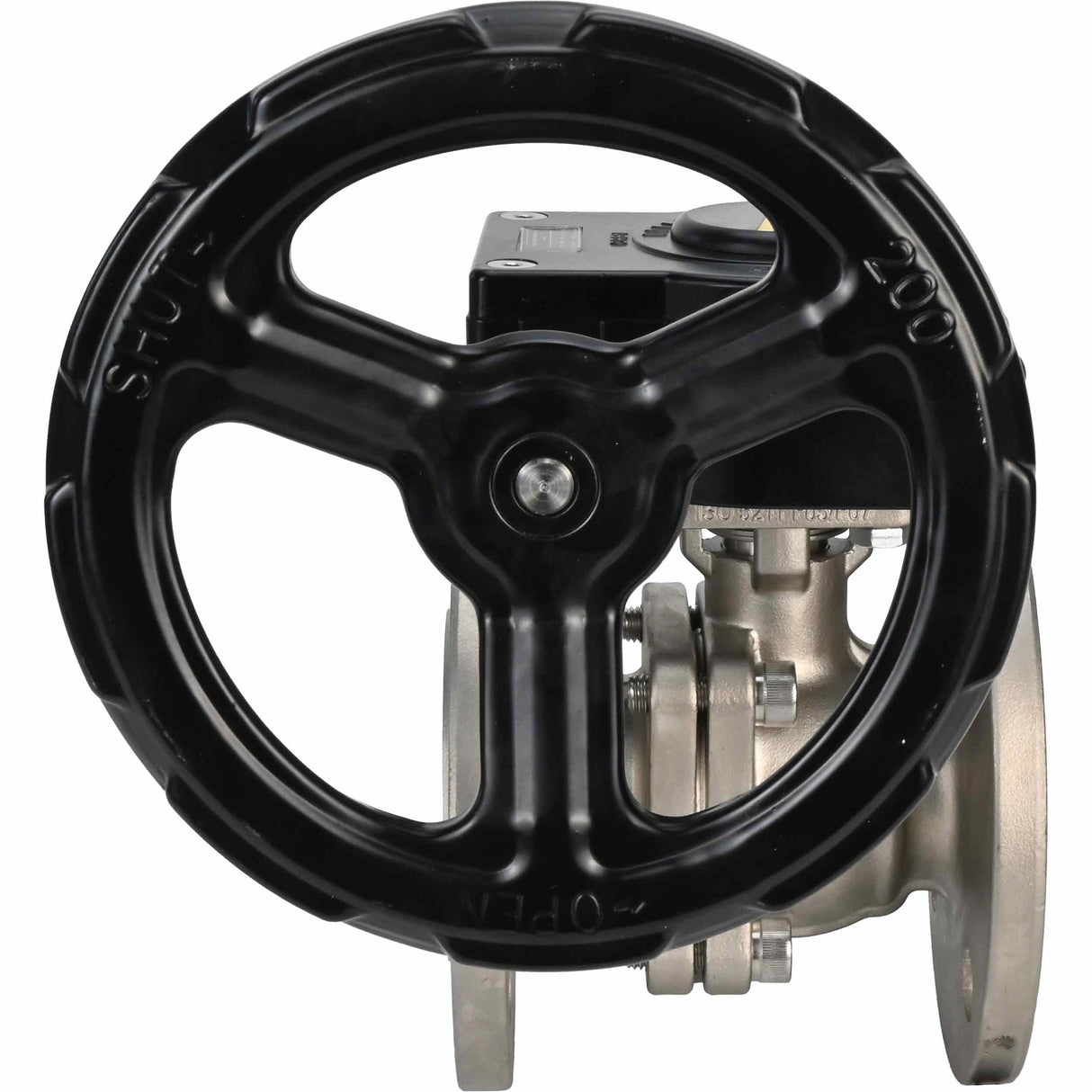 Válvula de bola de acero inoxidable Elephant kchfp ham, material del cuerpo - acero inoxidable AISI 316L, material de la bola - acero inoxidable AISI 316L, junta - PTFE, accionada por maneta