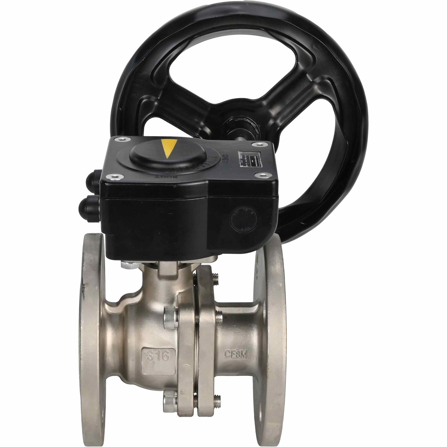 Válvula de bola de acero inoxidable Elephant kchfp ham, material del cuerpo - acero inoxidable AISI 316, material de la bola - acero inoxidable AISI 316, junta - PTFE, accionada por maneta