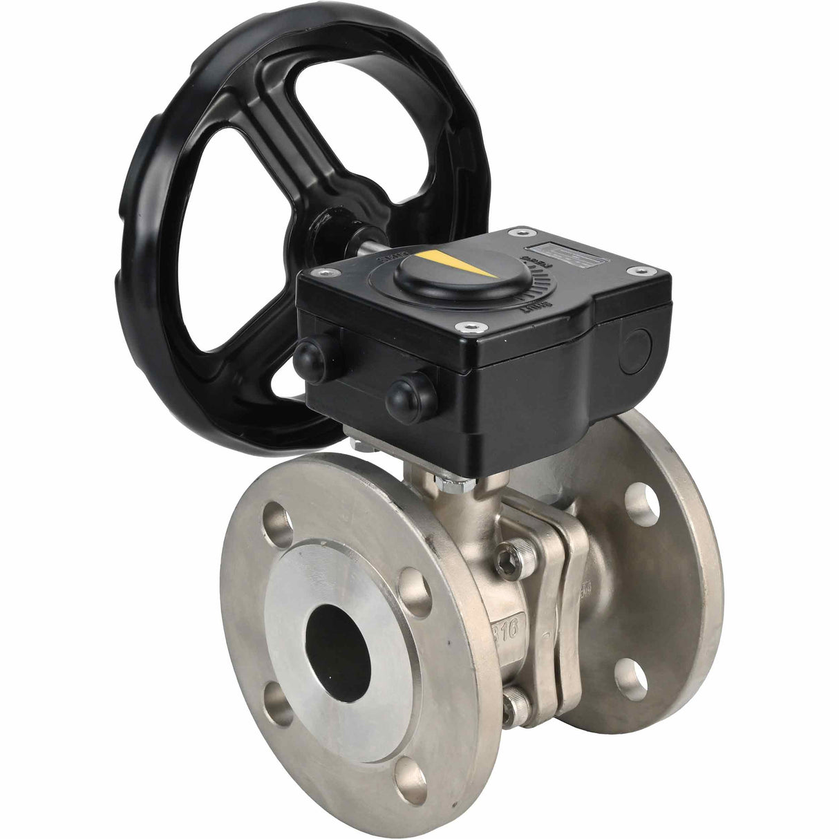 Válvula de bola de acero inoxidable Elephant kchfp ham, material del cuerpo - acero inoxidable AISI 316, material de la bola - acero inoxidable AISI 316, junta - PTFE, accionada por maneta