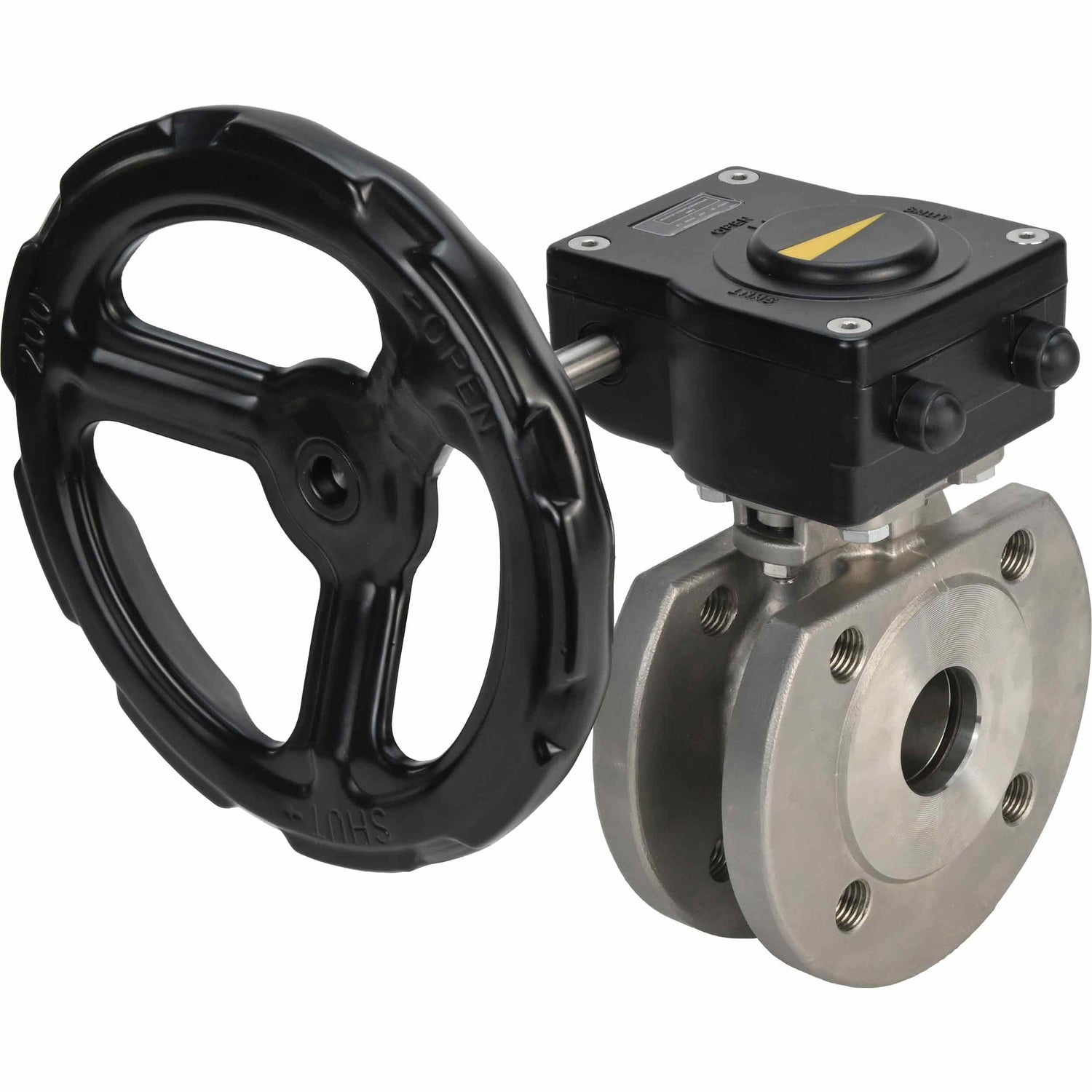 Válvula de bola de acero inoxidable Elephant kchmfp_ham, material del cuerpo - acero inoxidable AISI 316, material de la bola - acero inoxidable AISI 316, sello - PTFE, operado por manija