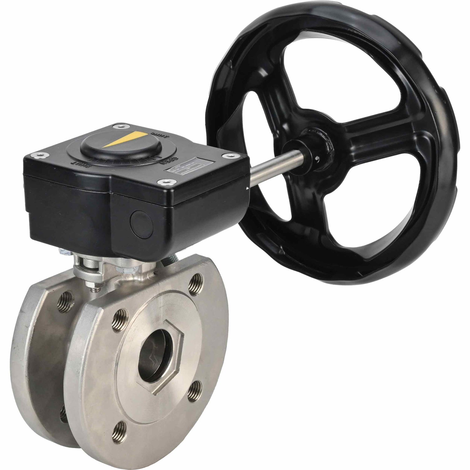 Válvula de bola de acero inoxidable Elephant kchmfp_ham, material del cuerpo - acero inoxidable AISI 316, material de la bola - acero inoxidable AISI 316, sello - PTFE, operado por manija