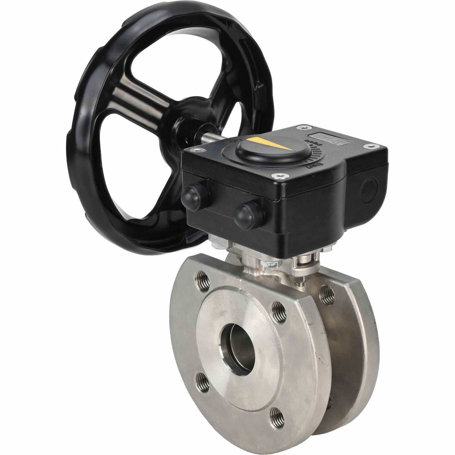 Válvula de bola de acero inoxidable Elephant kchmfp_ham, material del cuerpo - acero inoxidable AISI 316, material de la bola - acero inoxidable AISI 316, sello - PTFE, operado por manija