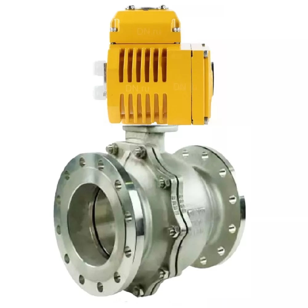 Ball valves Elephant BV3232P(2pc)-FP-F-ISO-R DN200-250 16 bar full bore flanged, body - stainless steel 316, with 1/4-turn electric drive Elephant QT-N-EM-O1-380VAC-U1 380V