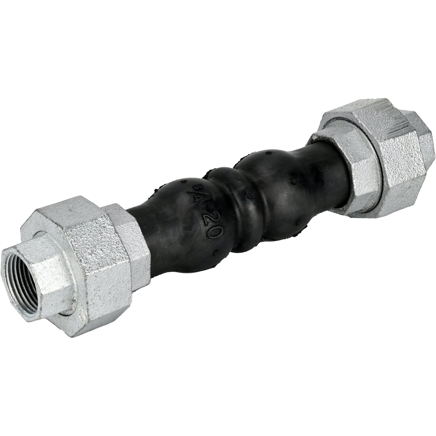 Compensateurs en caoutchouc Elephant CR-E17-T PN16, insert en caoutchouc (corps) - EPDM, type de raccordement - fileté, matériau des éléments filetés - fonte