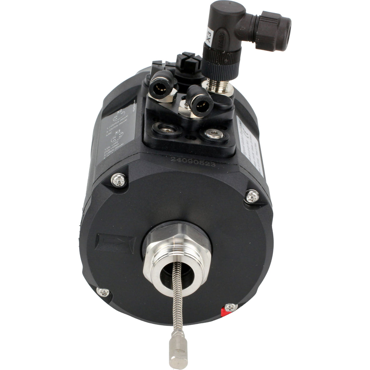 Electropneumatic positioners Elephant EIP-1500 intelligent, linear stroke range - 5-50mm, voltage - 24V, pressure - 3-7bar, housing - plastic, color - black
