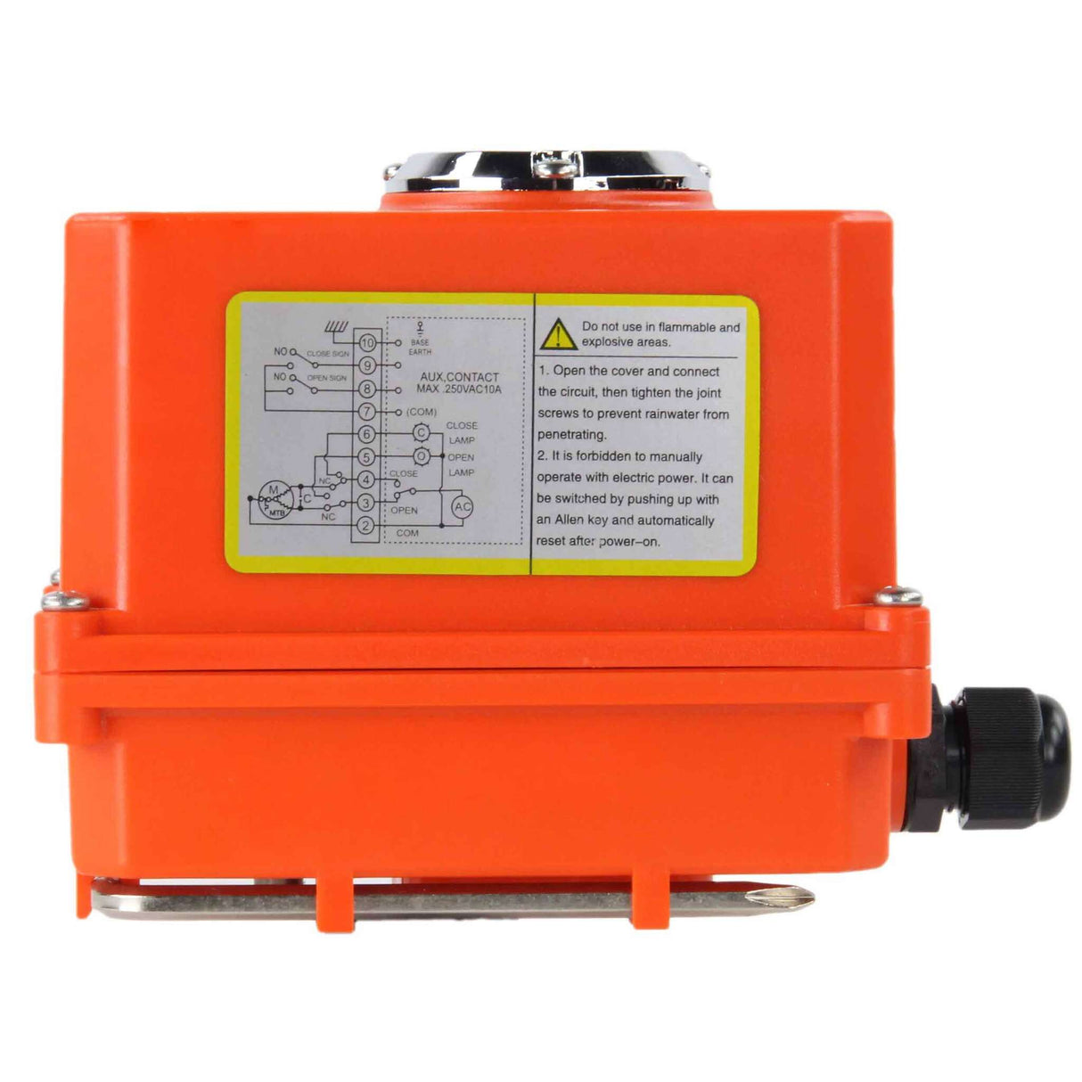 Actuador eléctrico de cuarto de vuelta Elephant 003 220 V