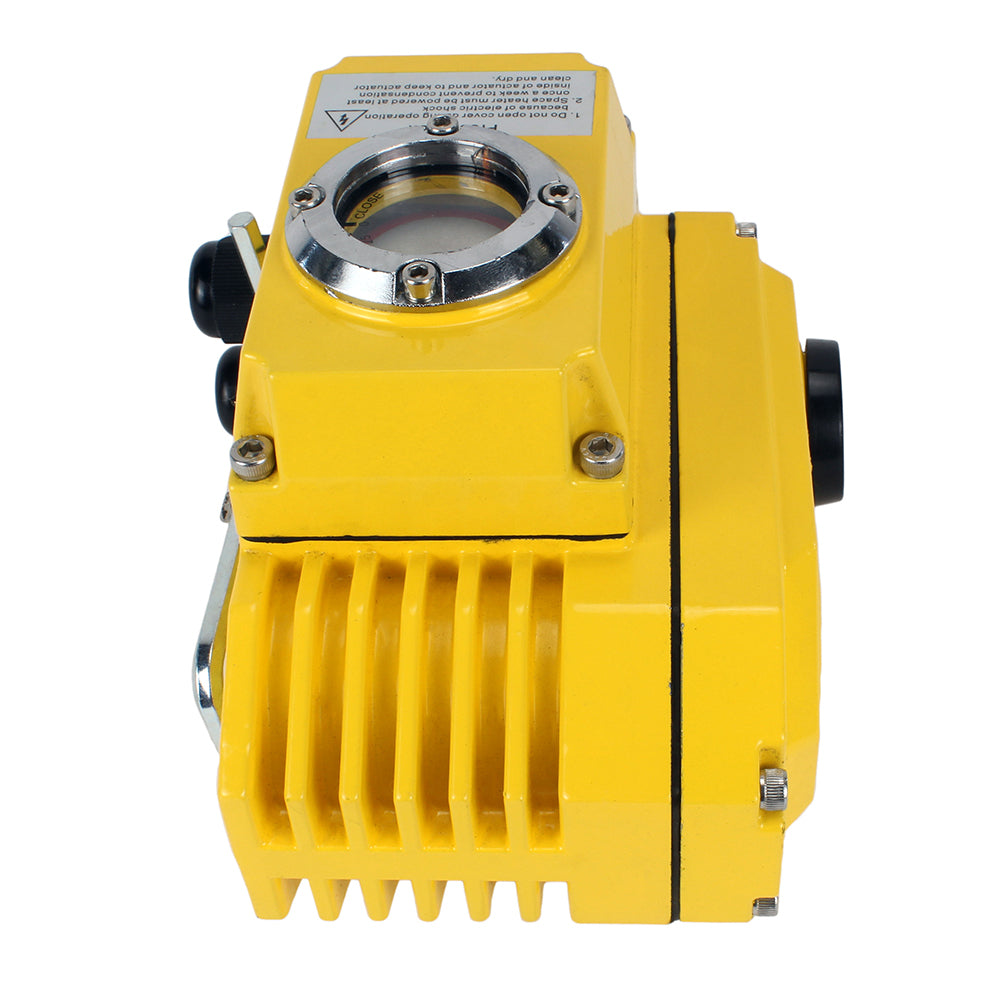 Actuador eléctrico de cuarto de vuelta Elephant 005-040 110/220V con sensor de retroalimentación y señal de control de entrada de 4-20 mA