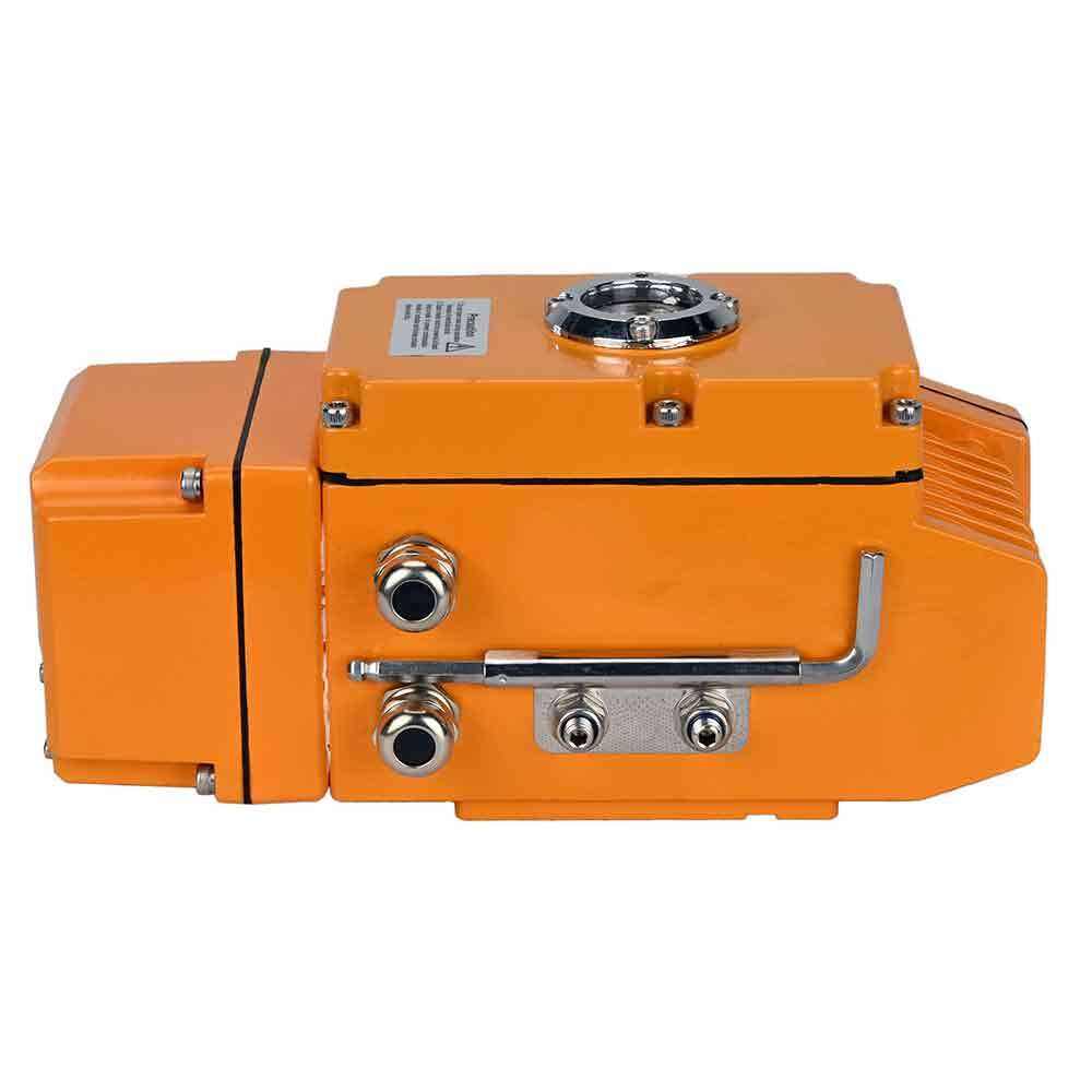 Actuador eléctrico de cuarto de vuelta Elephant 005-040 110/220V con sensor de realimentación y señal de control de entrada de 0-10 V