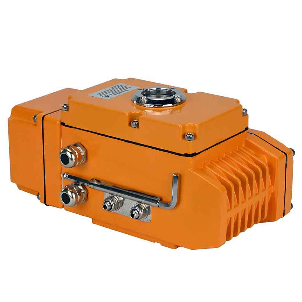 Actuador eléctrico de cuarto de vuelta Elephant 005-040 110/220V con sensor de realimentación y señal de control de entrada de 0-10 V