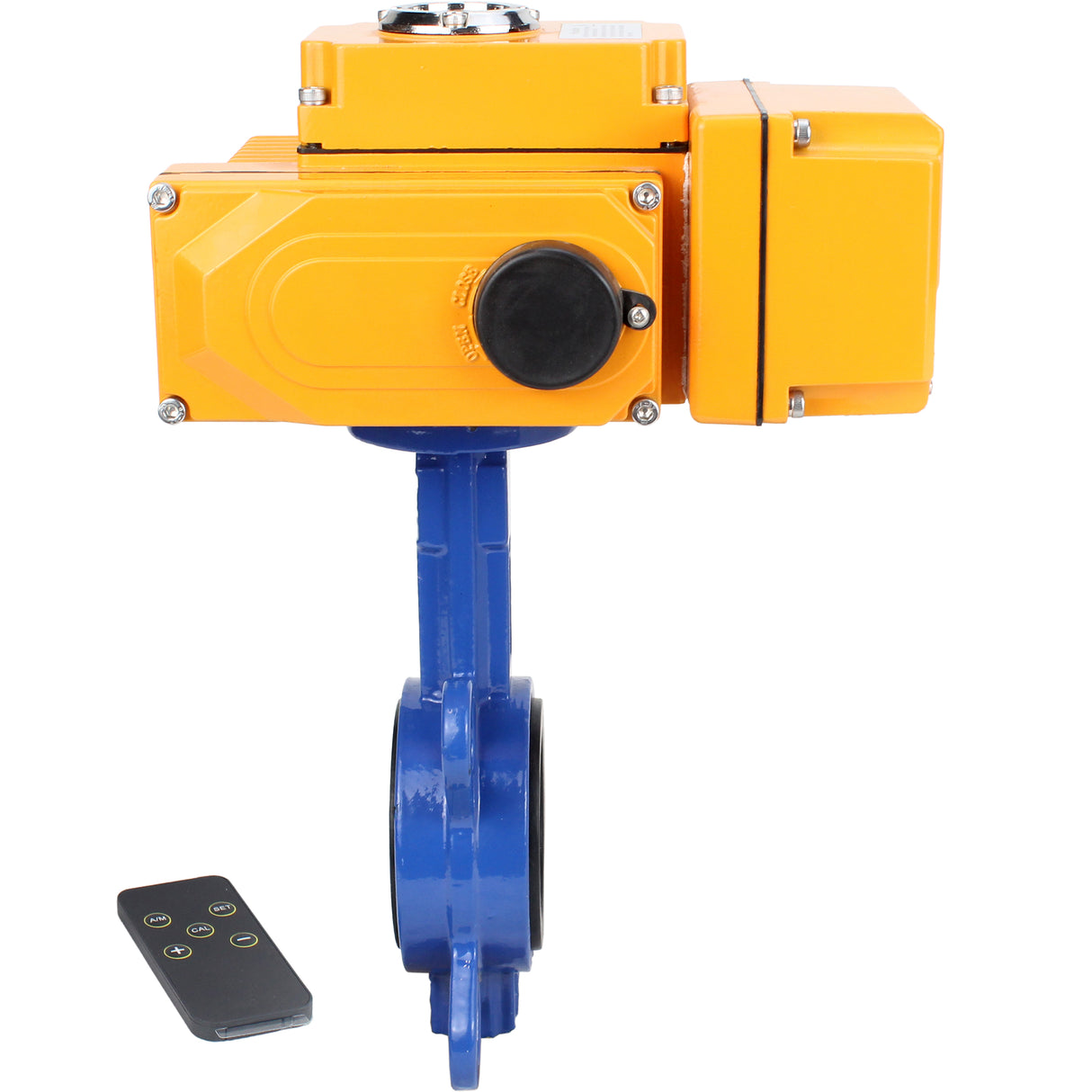 Válvula de mariposa de agua Elephant ggg50-316l-epdm-elephant-110/220-0-10, material del cuerpo - fundición GGG50, material del disco - acero inoxidable AISI 316L, junta - EPDM, accionamiento por actuador eléctrico