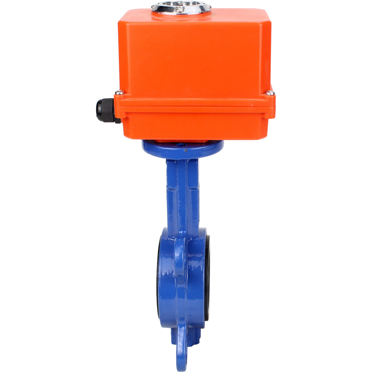 Válvula de mariposa de agua Elephant WBV1332N-2W-Fb-H, material del cuerpo: hierro fundido GGG50, material del disco: acero inoxidable 316L, sello: NBR con actuador eléctrico Elephant 220V