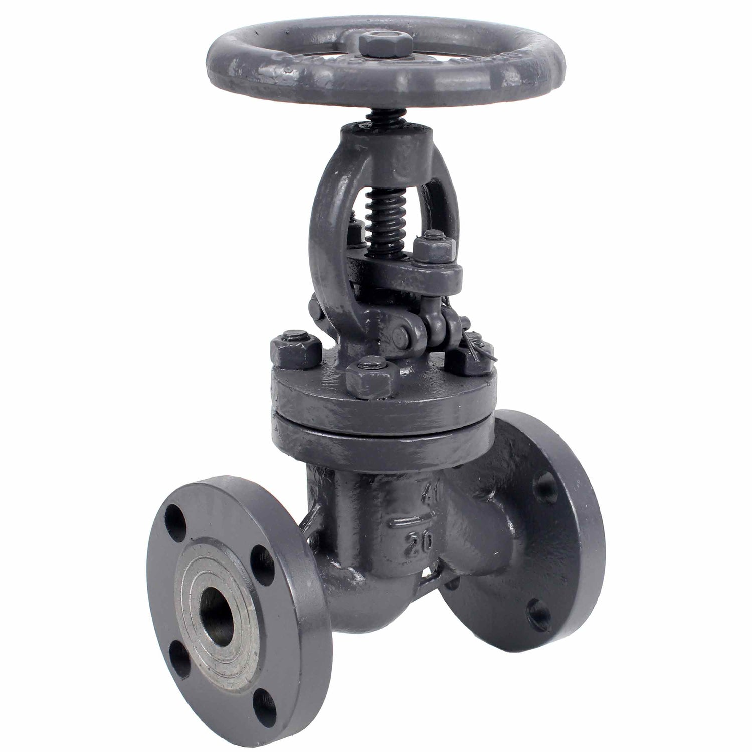 Vanne d'arrêt de presse-étoupe Elephant VSO3434M-FS 40 bar, matériau du corps - acier au carbone, matériau du disque - acier au carbone, joint - métal, à brides