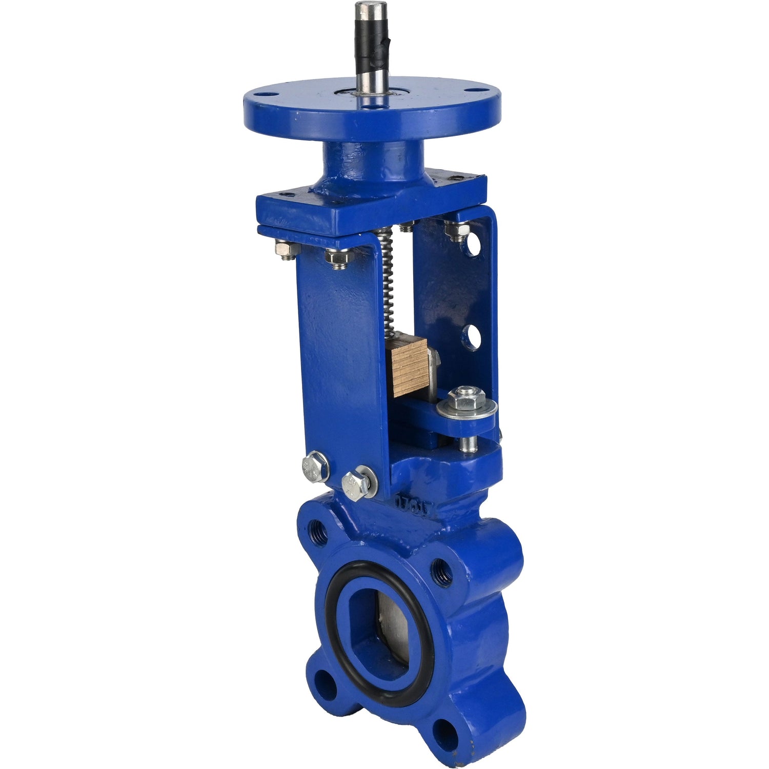 Vanne à guillotine Elephant GVKN1331N-2W-Fb-ISO, matériau du corps - fonte GGG40, matériau du couteau - acier inoxydable AISI 304, joint - NBR, tige uniquement