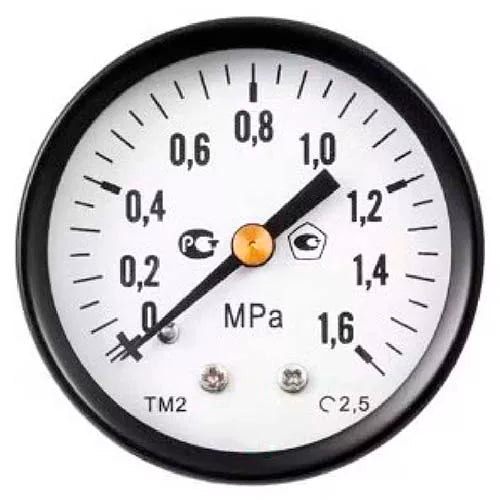 Manomètres techniques Elephant MO-411-A2.5, axiaux, en plastique, classe de précision 2.5