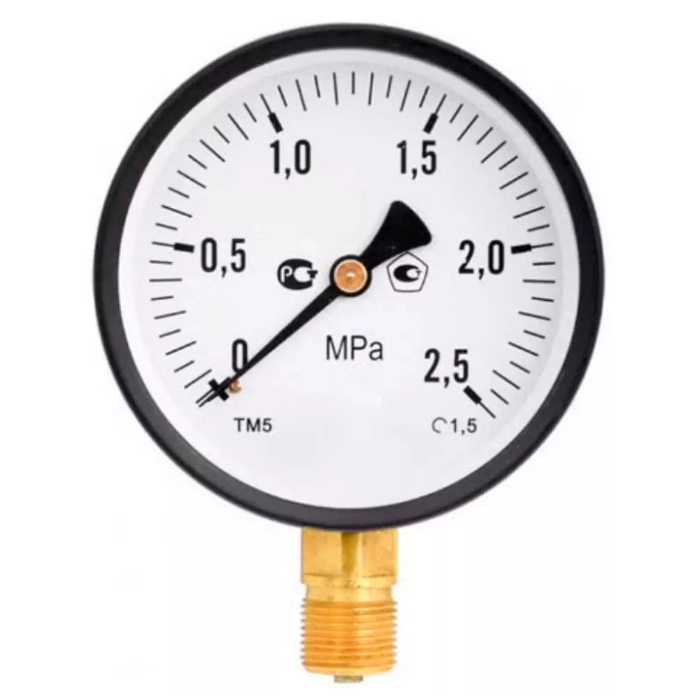 Manomètres techniques Elephant MO-411-R1.5, radiaux, en plastique, classe de précision 1.5