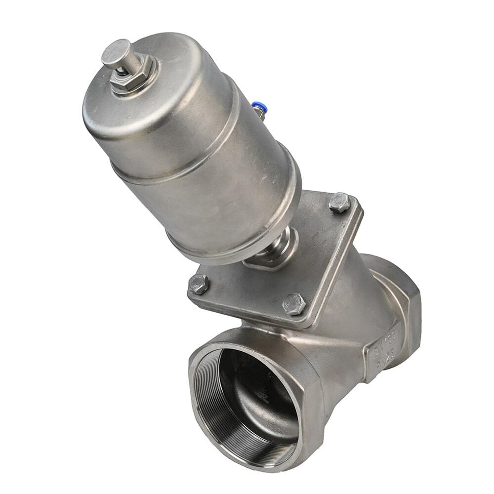 Válvula neumática Elephant VS3232PV-T-1PNC PSI232/PSI362, material del cuerpo: acero inoxidable CF8M, roscada, en forma de Y