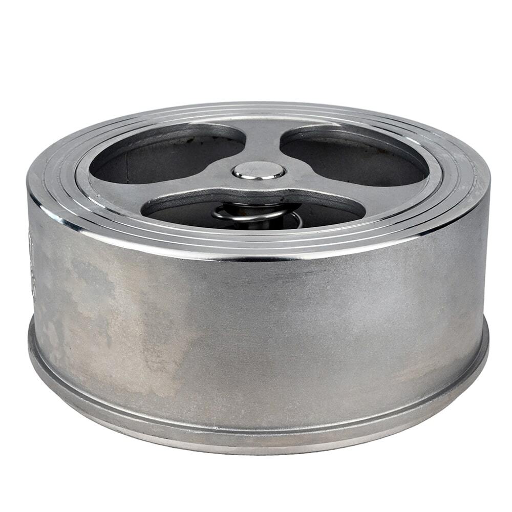 Válvula de retención de resorte Elephant VCS3232-Fb 25 bar, material del cuerpo: acero inoxidable AISI 316, material de bloqueo: acero inoxidable AISI 316, brida compacta