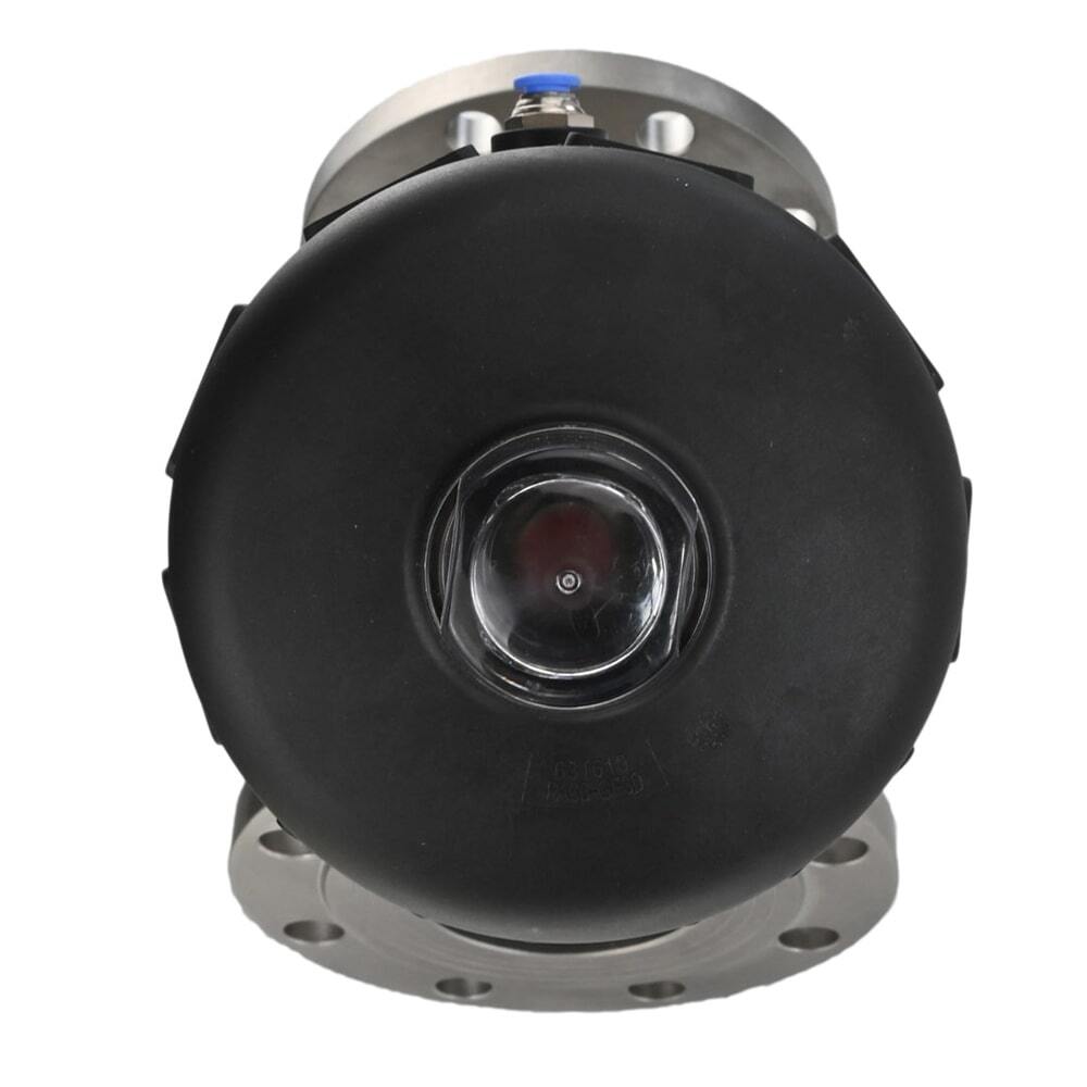 Válvula neumática Elephant VS324PV-F-1PNC PSI232, material del cuerpo: acero inoxidable CF8M, brida, forma de Y