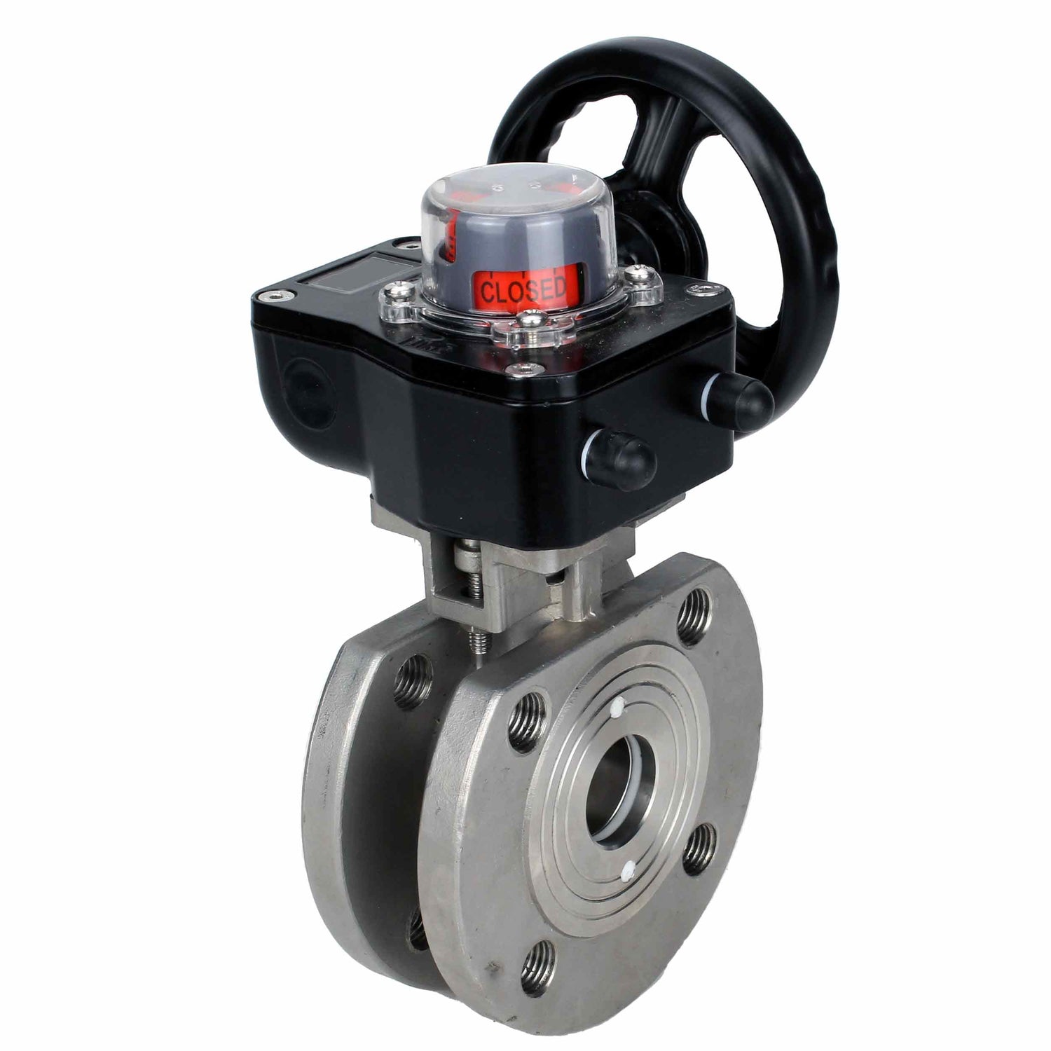 Válvula de bola de acero inoxidable Elephant kchmfp_hgb, material del cuerpo - acero inoxidable AISI 316, material de la bola - acero inoxidable AISI 316, sello - PTFE, operado por manija