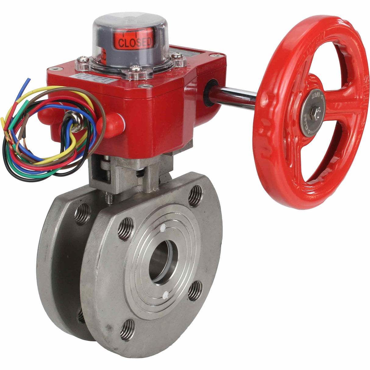 Válvula de bola de acero inoxidable Elephant kchmfp_hgbf, material del cuerpo - acero inoxidable AISI 316, material de la bola - acero inoxidable AISI 316, sello - PTFE, operado por manija