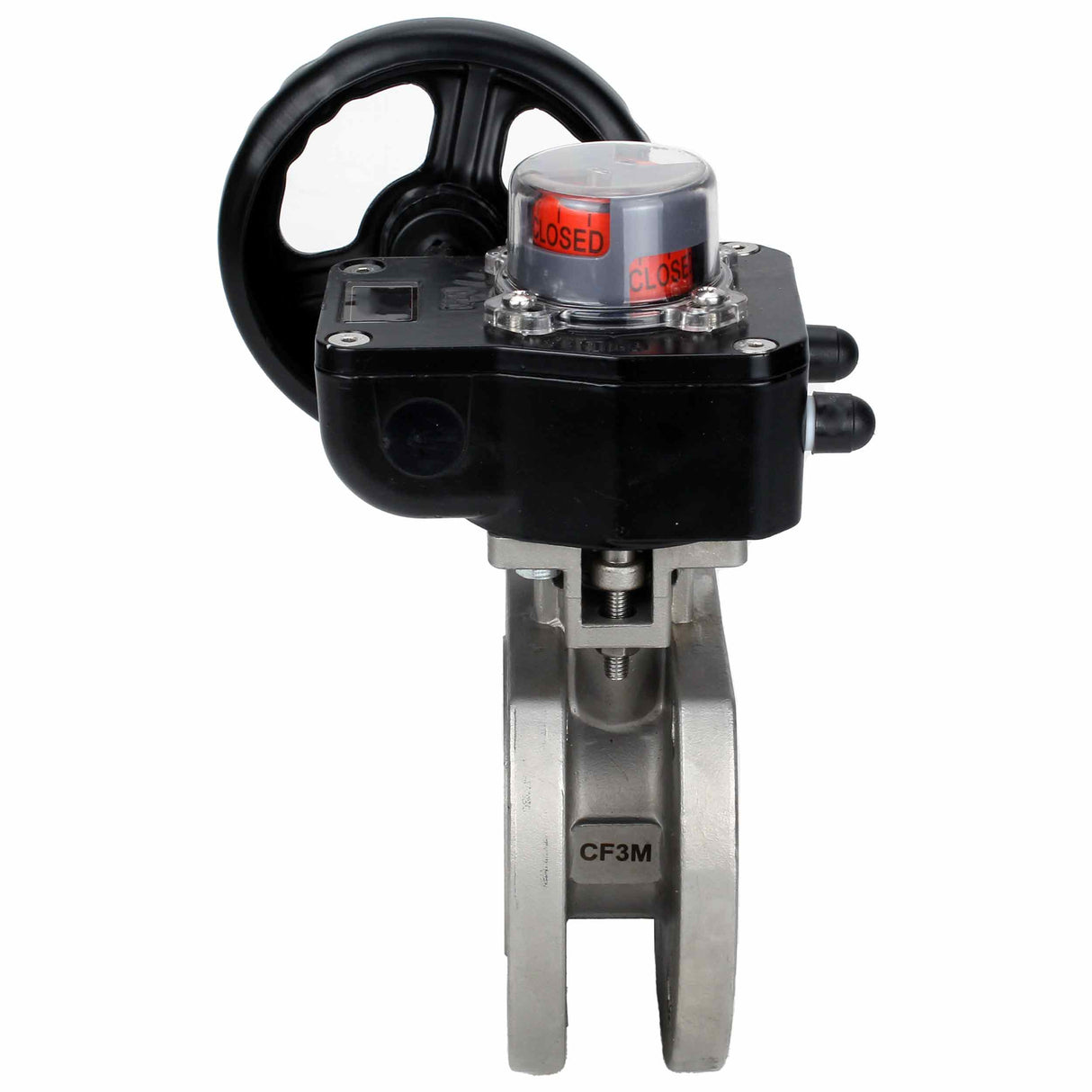 Válvula de bola de acero inoxidable Elephant kchmfp_hgb, material del cuerpo - acero inoxidable AISI 316, material de la bola - acero inoxidable AISI 316, sello - PTFE, operado por manija