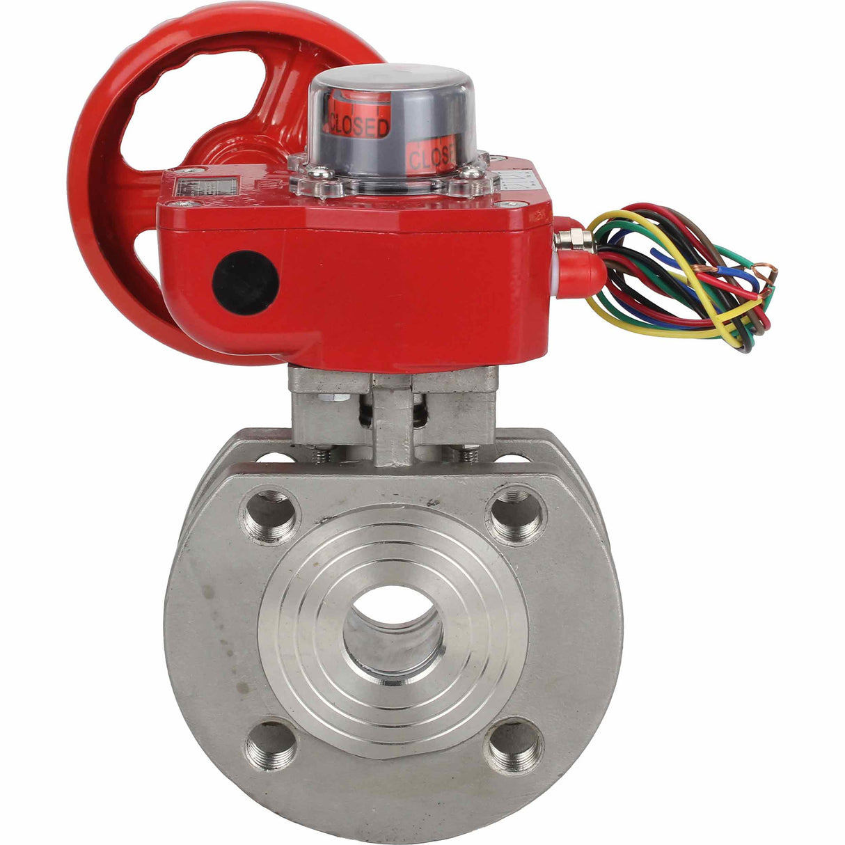 Válvula de bola de acero inoxidable Elephant kchmfp_hgbf, material del cuerpo - acero inoxidable AISI 316, material de la bola - acero inoxidable AISI 316, sello - PTFE, operado por manija