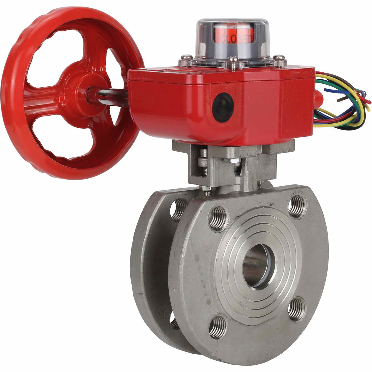 Válvula de bola de acero inoxidable Elephant kchmfp_hgbf, material del cuerpo - acero inoxidable AISI 316, material de la bola - acero inoxidable AISI 316, sello - PTFE, operado por manija