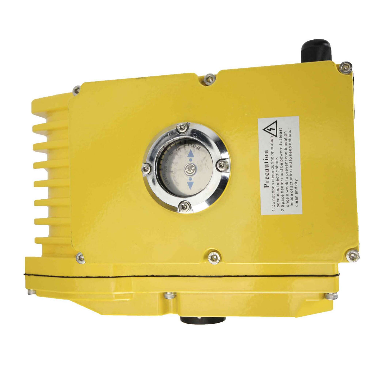 Válvula de bola de acero inoxidable Elephant kshmp316-elephant-24, material del cuerpo - acero inoxidable AISI 316, material de la bola - acero inoxidable AISI 316, sello - PTFE, actuador eléctrico operado