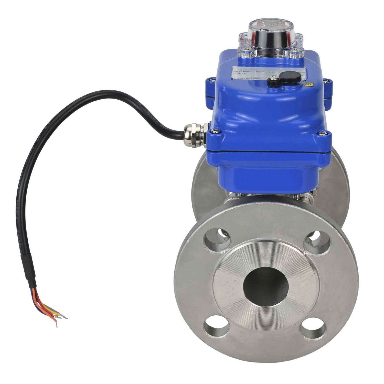 Válvula de bola de acero inoxidable Elephant ksfpt-304-180-12v, material del cuerpo - acero inoxidable AISI 304, material de la bola - acero inoxidable AISI 304, sello - PTFE, actuador eléctrico operado