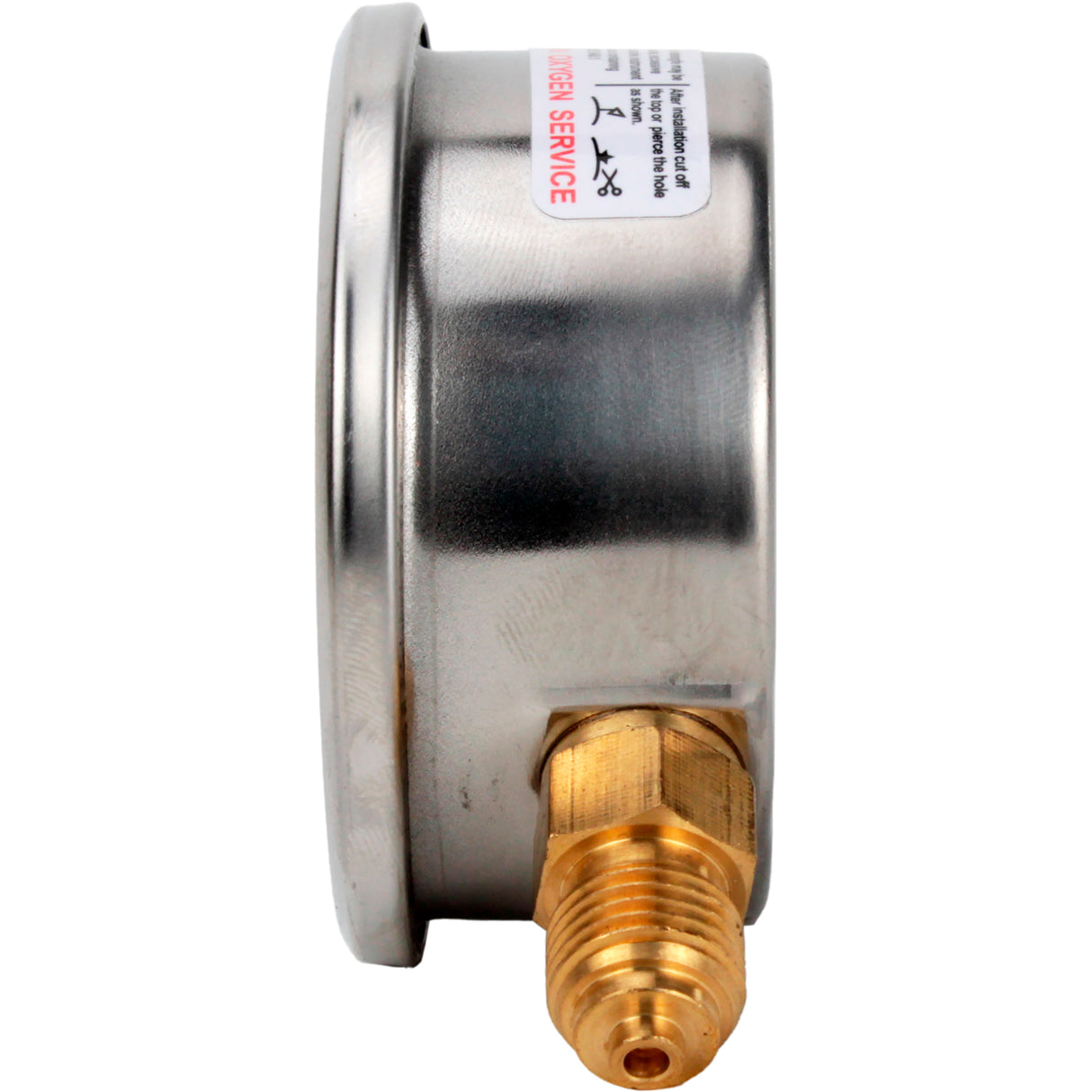 Manomètres anti-vibrations Elephant MB-311-R1, radiaux, acier inoxydable 304, classe de précision 1