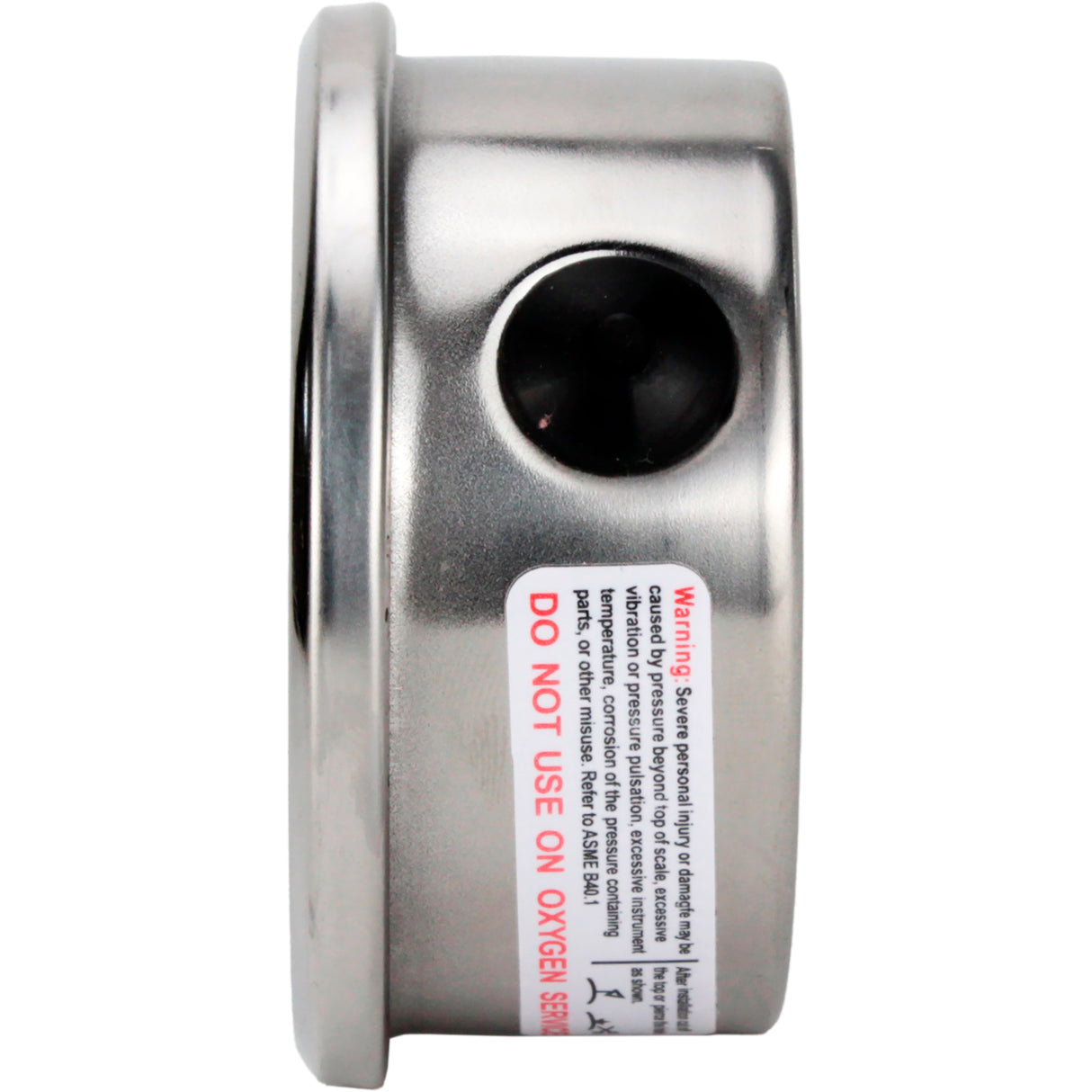 Manomètres anti-vibrations Elephant MB-311-R1.5, radiaux, acier inoxydable 304, classe de précision 1.5