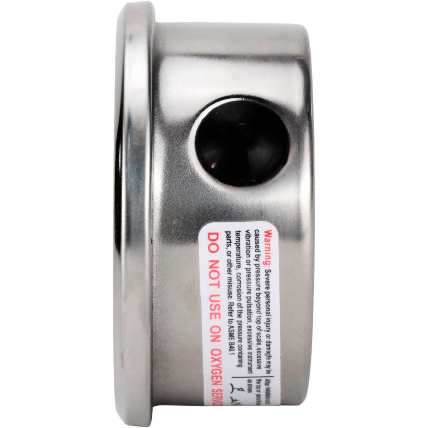 Manomètres anti-vibrations Elephant MB-311-R1.5, radiaux, acier inoxydable 304, classe de précision 1.5