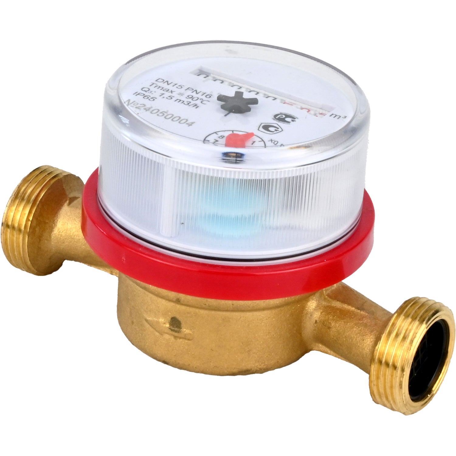 Compteurs d'eau Elephant MKU1 universel, à turbine, non volatil, laiton, fileté