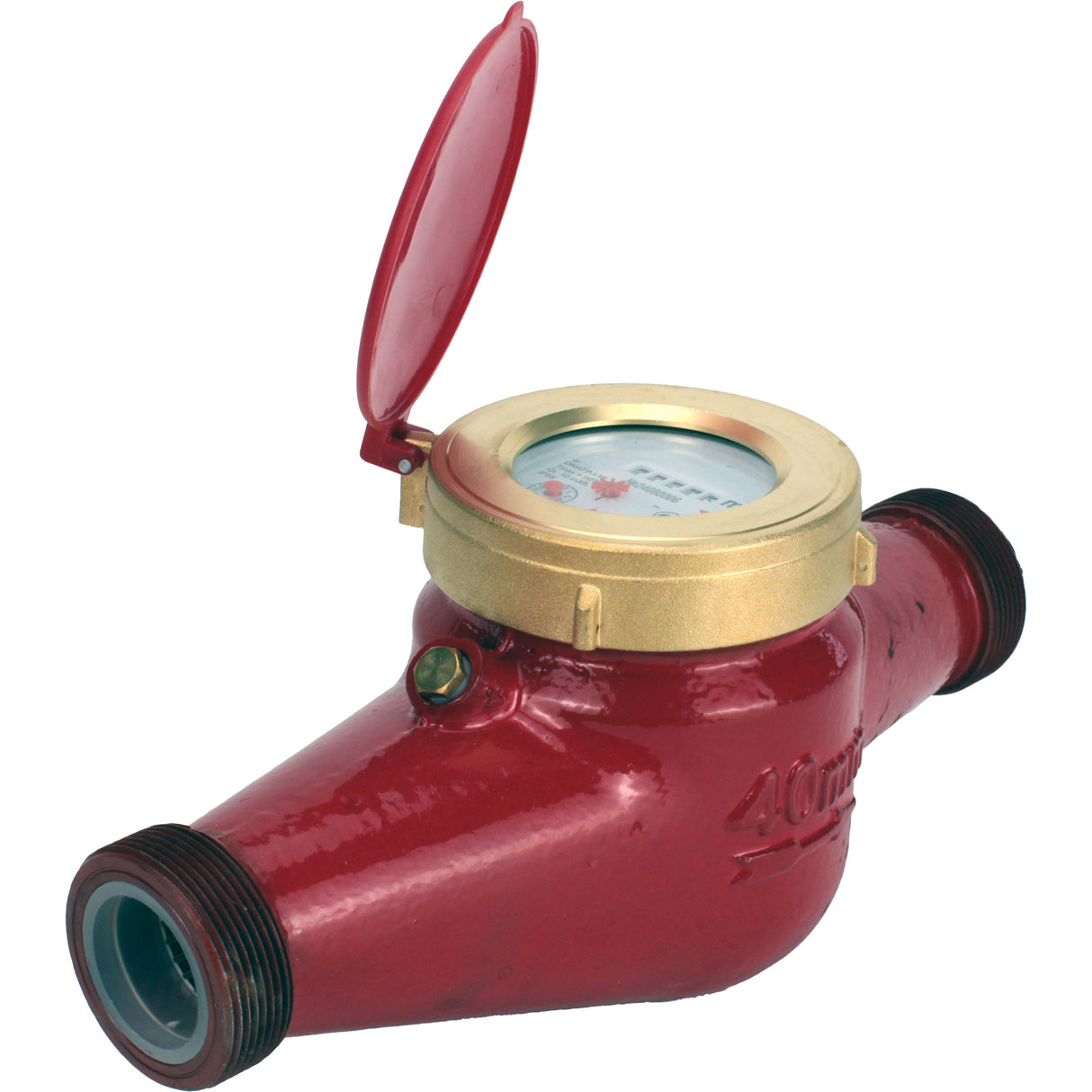 Compteur d'eau Elephant MKU2 universel, à ailettes, non volatil, multijet, fonte, fileté