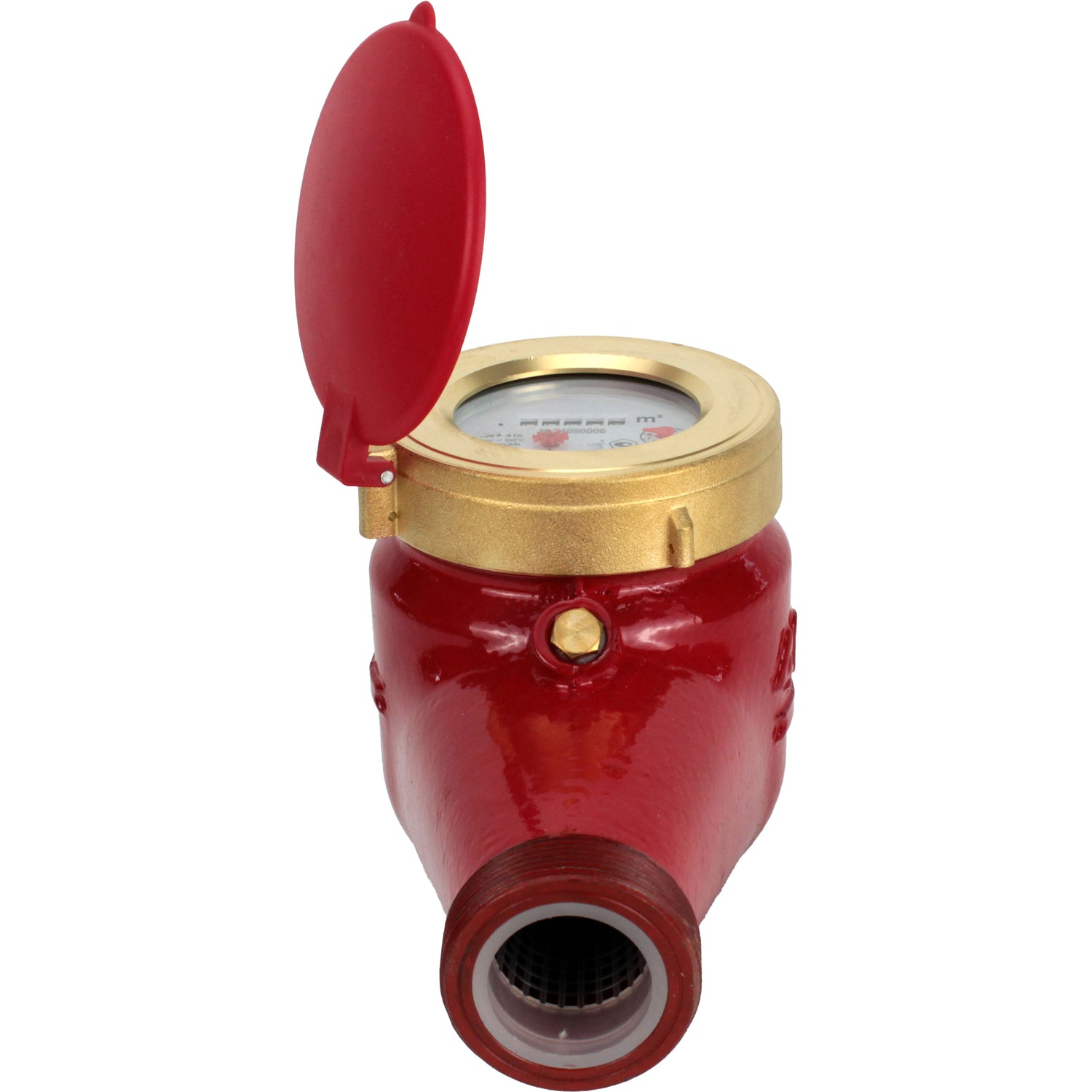 Compteur d'eau Elephant MKU2 universel, à ailettes, non volatil, multijet, fonte, fileté