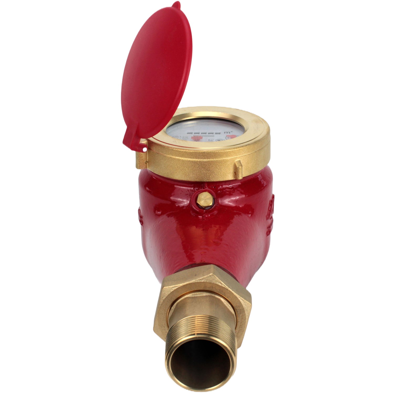 Compteur d'eau Elephant MKU2 universel, à ailettes, non volatil, multijet, fonte, fileté